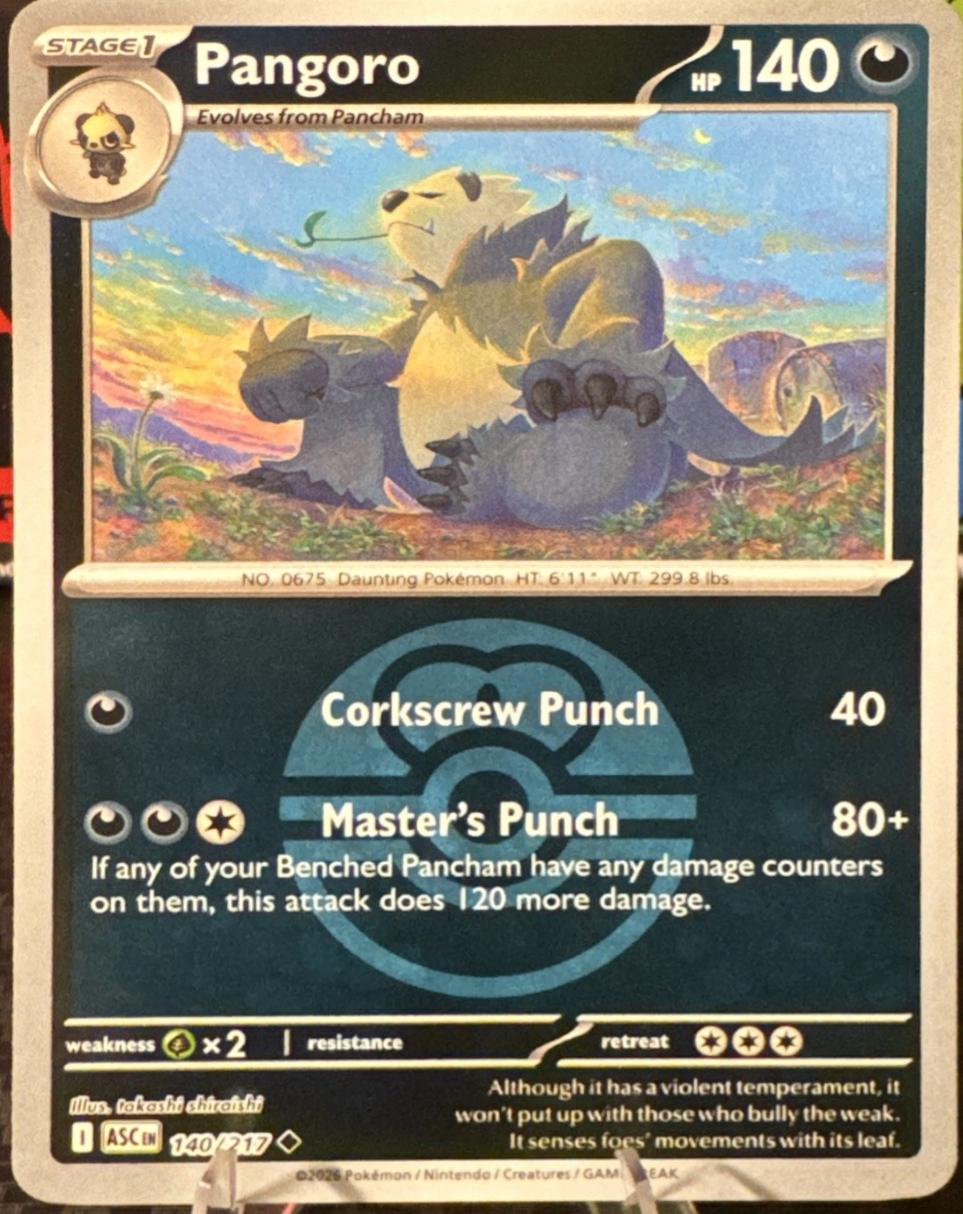 Ascended Heroes Pangoro [Ball] Pokémon card